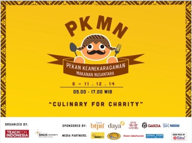 Tanggal 8-11 Desember 2014 di Food Court Kampus Binus Anggrek. Jam 09.00-17.00
